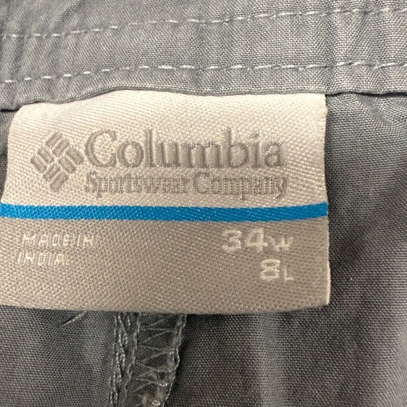 Columbia Mens Shorts‎ Casual Walking Hiking Outdoor Gray Size 34 (8L) - Picture 2 of 6